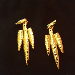 Gorjana gold ear jackets